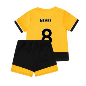 Wolves Ruben Neves #8 kläder Barn 2022-23 Hemmatröja Kortärmad (+ korta byxor)